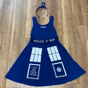 DOCTOR WHO Dress Headband Costume Dress Cosplay